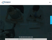 Tablet Screenshot of enzigma.com